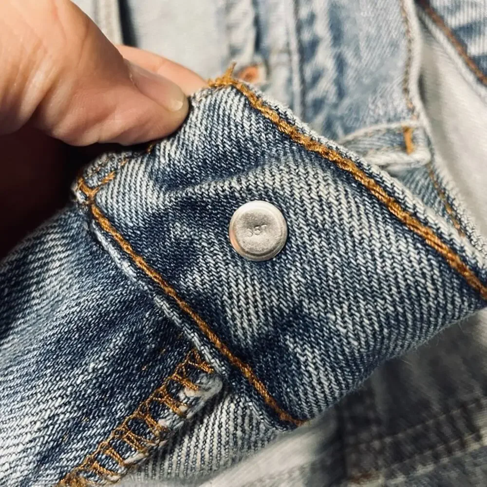 Vintage Y2K Levis 550 Jeans 40x30* Light Medium Wash Tapered Toned Dad Skater 00